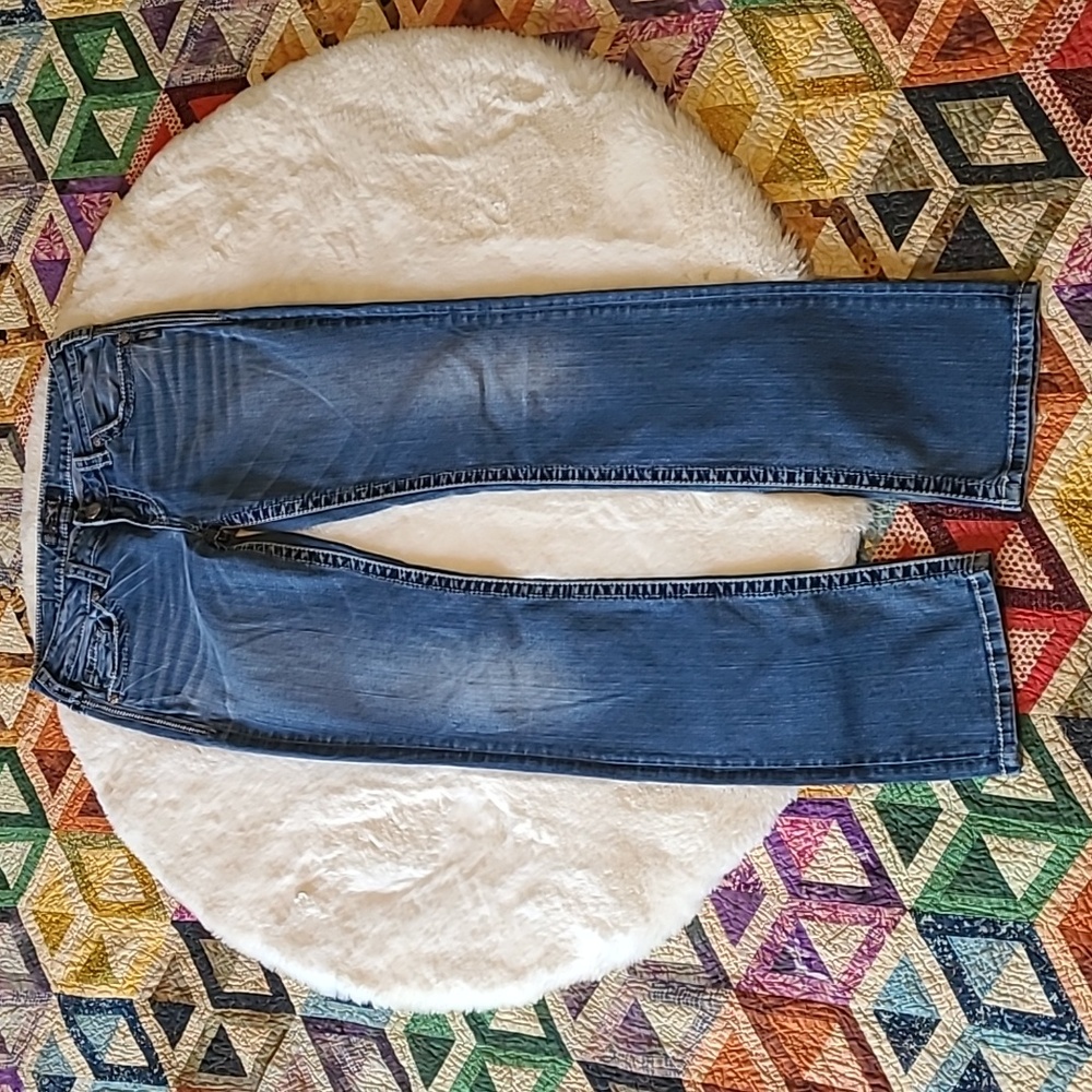 Silver Jeans Aiko Mid Slim Bootcut Denim Jeans Size 28